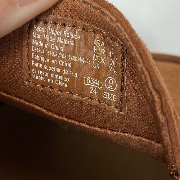 American Eagle Tan Faux Suede Loafers Shoes - Picture 7 of 7